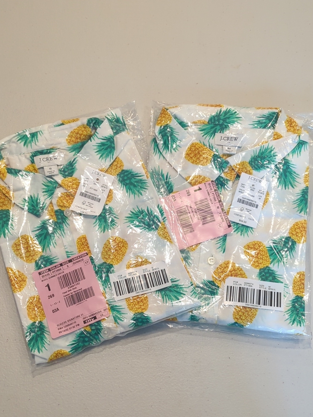 NWT J. Crew Sleeveless Signature Fit Cotton Poplin Shirt, Size S or M